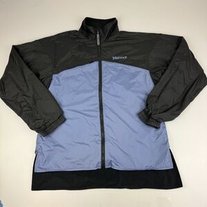 Marmot Womens Size M Lightweight Micro Fleece Lined Jacket Full Zip Blue